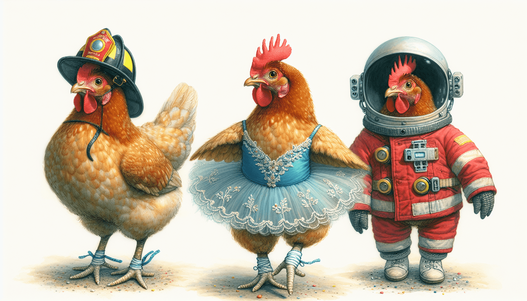 Customized chicken characters